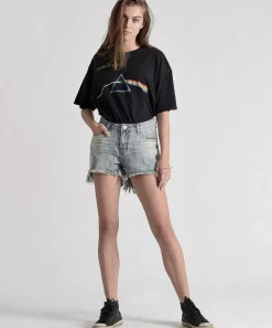 Denim Shorts|ONE TEASPOON Hawks High Waist Denim Shorts