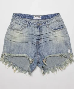 Denim Shorts|ONE TEASPOON Hawks High Waist Denim Shorts