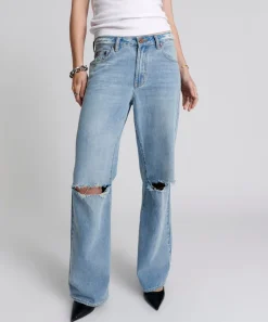 Denim Jeans|ONE TEASPOON Hendrixe Jackson Mid Waist Wide Leg Jeans