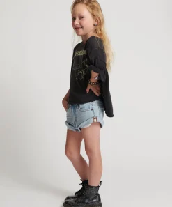 Clothing|ONE TEASPOON Hendrixe Kids Bandit Denim Shorts