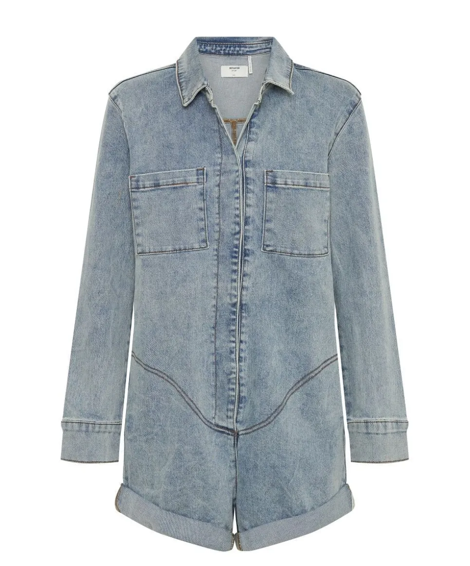 Denim Jumpsuits|ONE TEASPOON Hendrixe Prophecy Jumpsuit