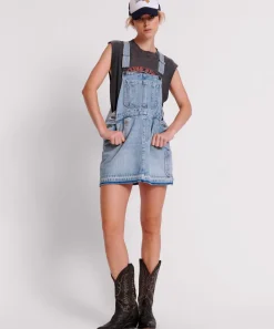 Midi & Maxi Dresses|ONE TEASPOON Hendrixe Stanton St Mini Denim Dress