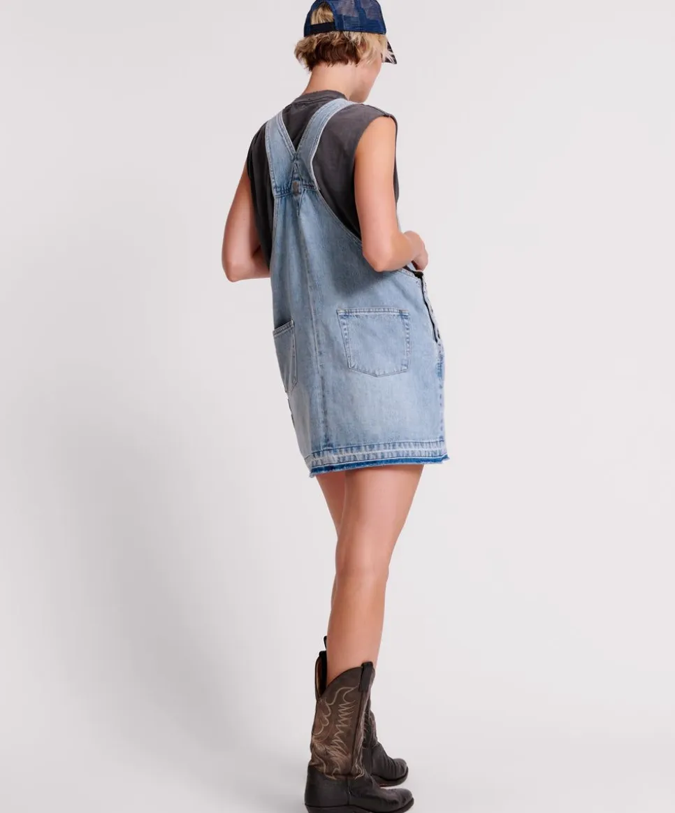 Midi & Maxi Dresses|ONE TEASPOON Hendrixe Stanton St Mini Denim Dress