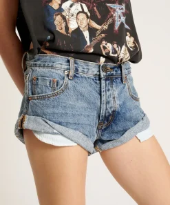 Denim Shorts|ONE TEASPOON Hollywood Low Waist Bandit Denim Shorts