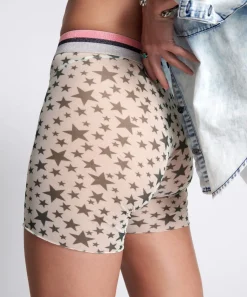 Bottoms|ONE TEASPOON Iggie Star Bike Shorts