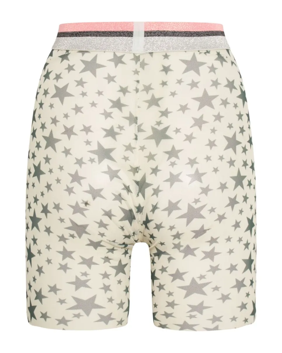 Bottoms|ONE TEASPOON Iggie Star Bike Shorts