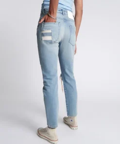 Denim Jeans|ONE TEASPOON Jailbird Truckers Mid Rise Straight Leg Jeans