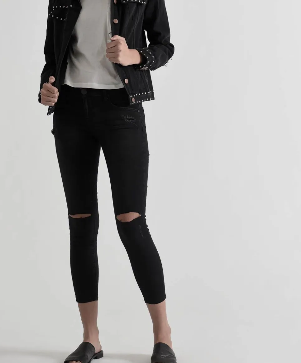 Denim Jeans|ONE TEASPOON Jett Black Freebirds Ii