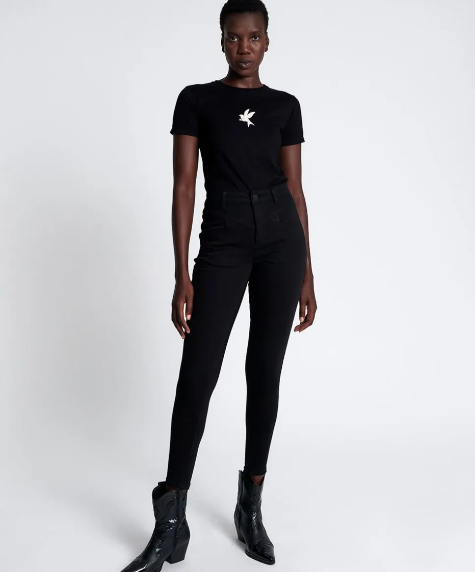 Denim Jeans|ONE TEASPOON Jett Black Preachers High Waist Skinny Jeans