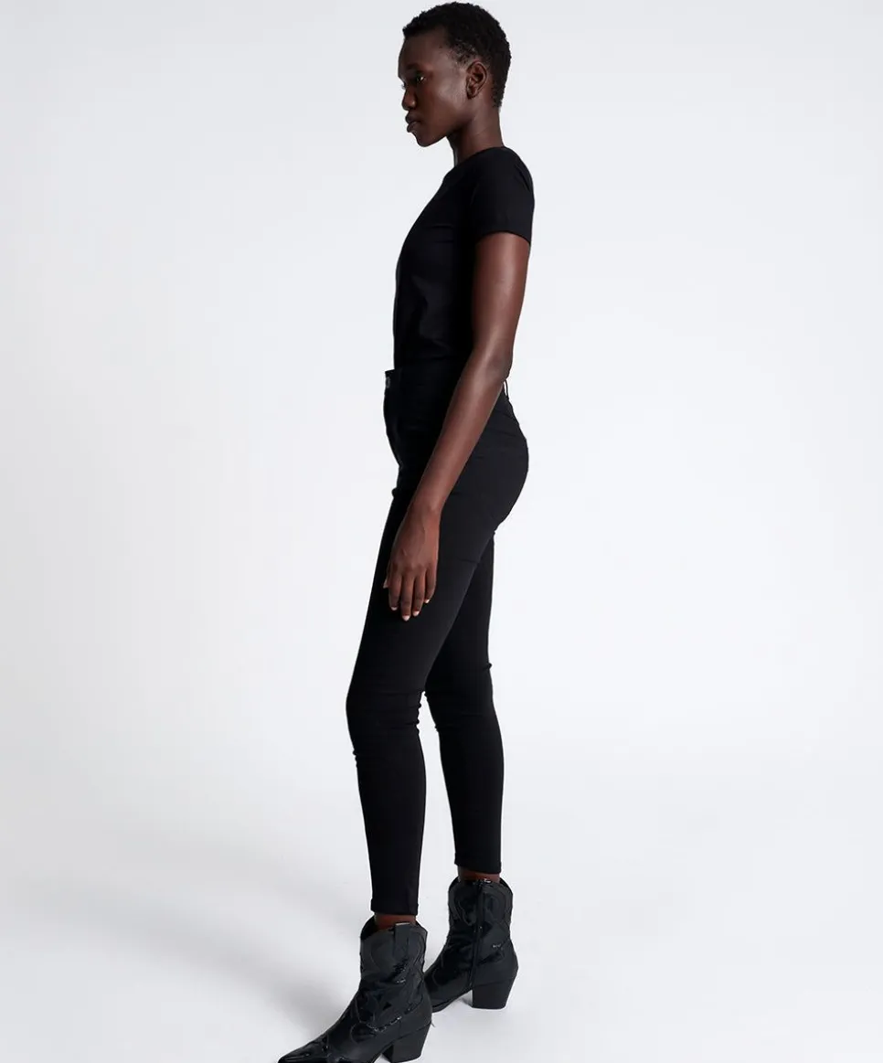 Denim Jeans|ONE TEASPOON Jett Black Preachers High Waist Skinny Jeans