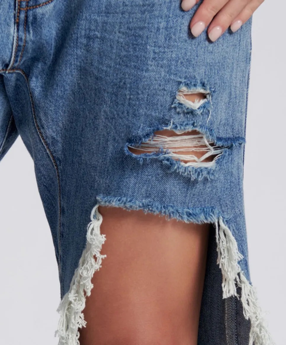 Denim Jeans|ONE TEASPOON Johnny Blue Messed Up Saints Boyfriend Jeans