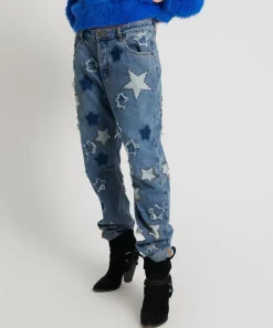 Denim Jeans|ONE TEASPOON Johnny Blue Star Saints Boyfriend Jeans