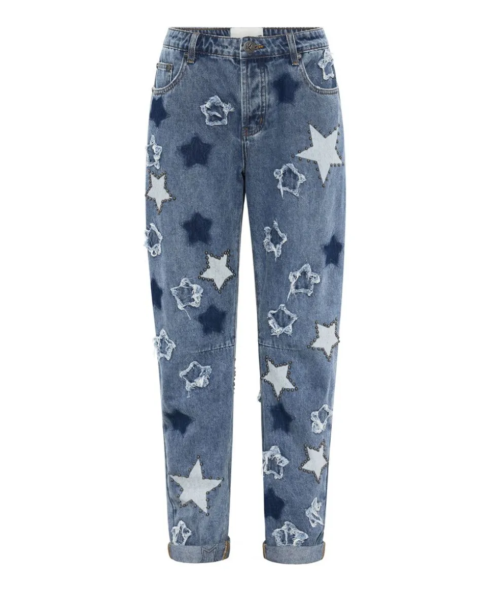 Denim Jeans|ONE TEASPOON Johnny Blue Star Saints Boyfriend Jeans