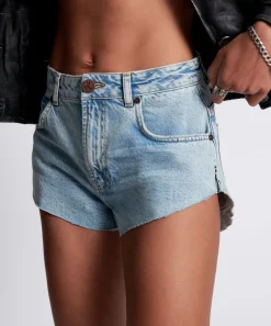 Denim Shorts|ONE TEASPOON Kansas Acid The One Fitted Cheeky Denim Shorts