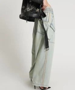 Denim Jeans|ONE TEASPOON Kansas Blue Denim Parachute Pants