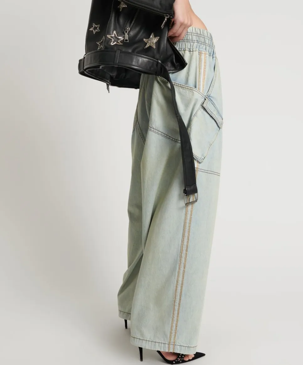 Denim Jeans|ONE TEASPOON Kansas Blue Denim Parachute Pants