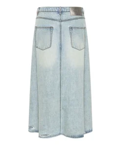 Denim Skirts|ONE TEASPOON Kansas Blue Mrs Carter Long Denim Skirt