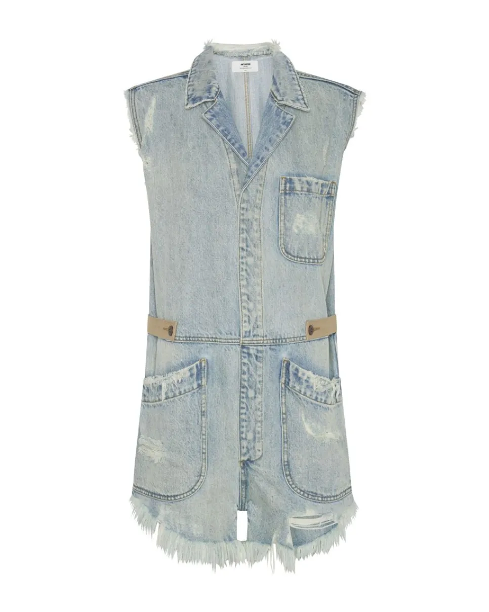 Denim Jumpsuits|ONE TEASPOON Kansas Blue Palisades Overall