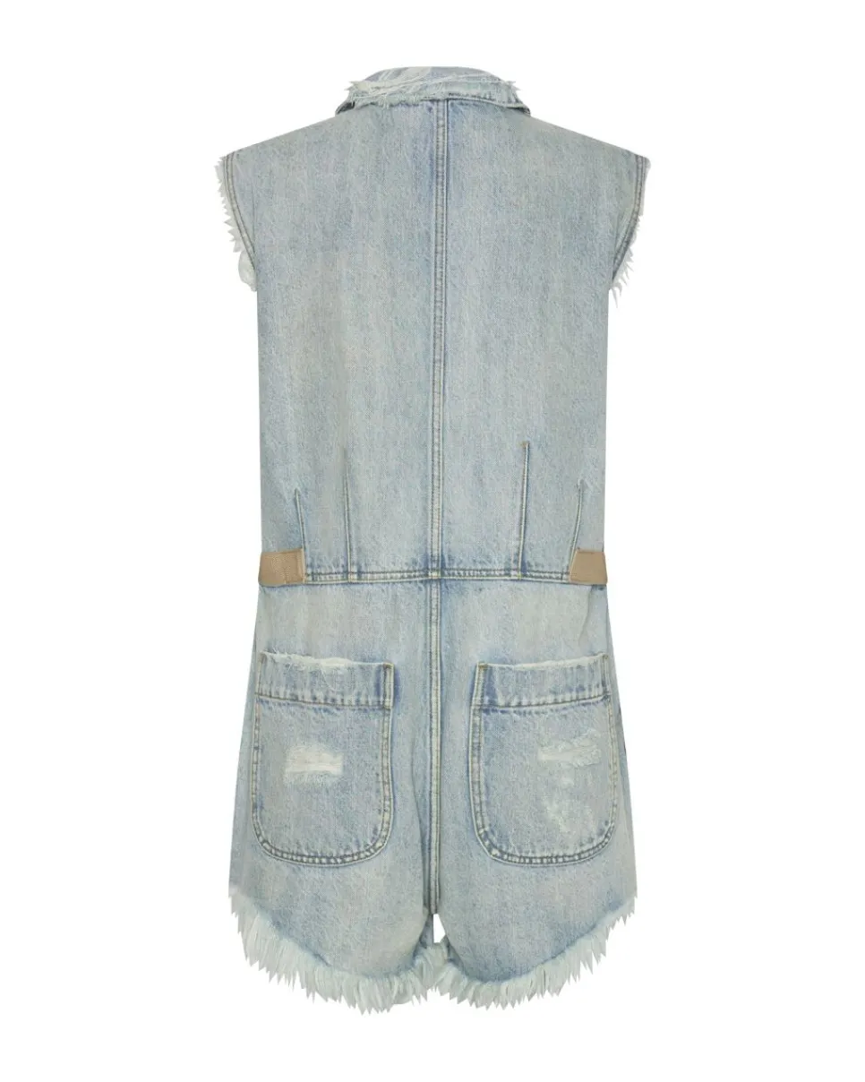 Denim Jumpsuits|ONE TEASPOON Kansas Blue Palisades Overall