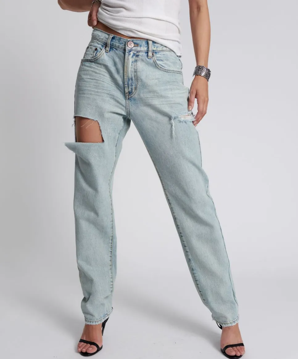 Denim Jeans|ONE TEASPOON Kansas Blue 1982S High Waist Balloon Jeans