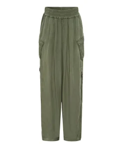 Bottoms|ONE TEASPOON Khaki Tencel Parachute Pants