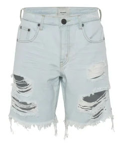 Denim Shorts|ONE TEASPOON Le Surf Jackson Mid Waist Wide Leg Shorts