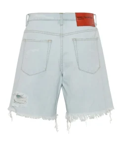 Denim Shorts|ONE TEASPOON Le Surf Jackson Mid Waist Wide Leg Shorts