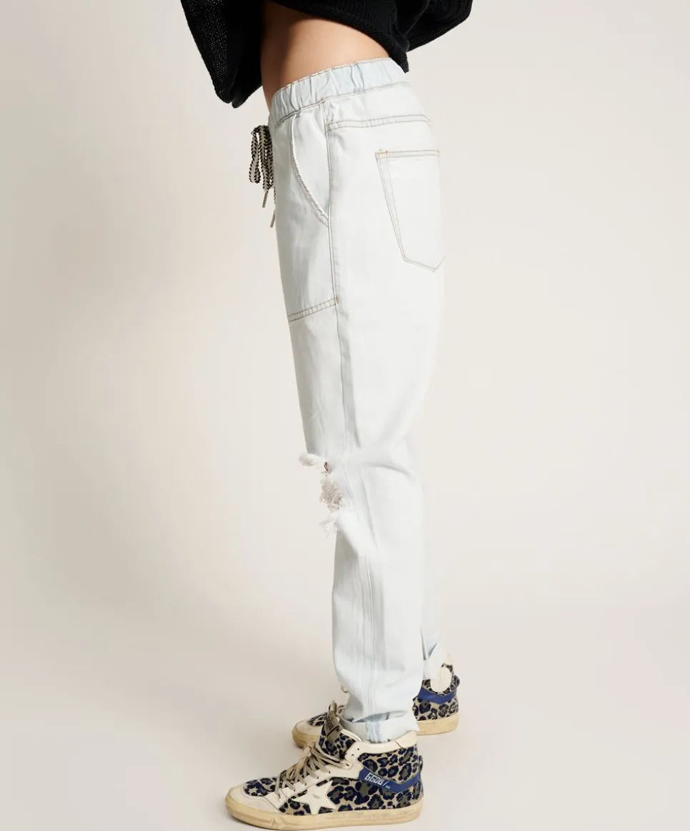 Denim Jeans|ONE TEASPOON Le Surf Shabbies Drawstring Boyfriend Jeans