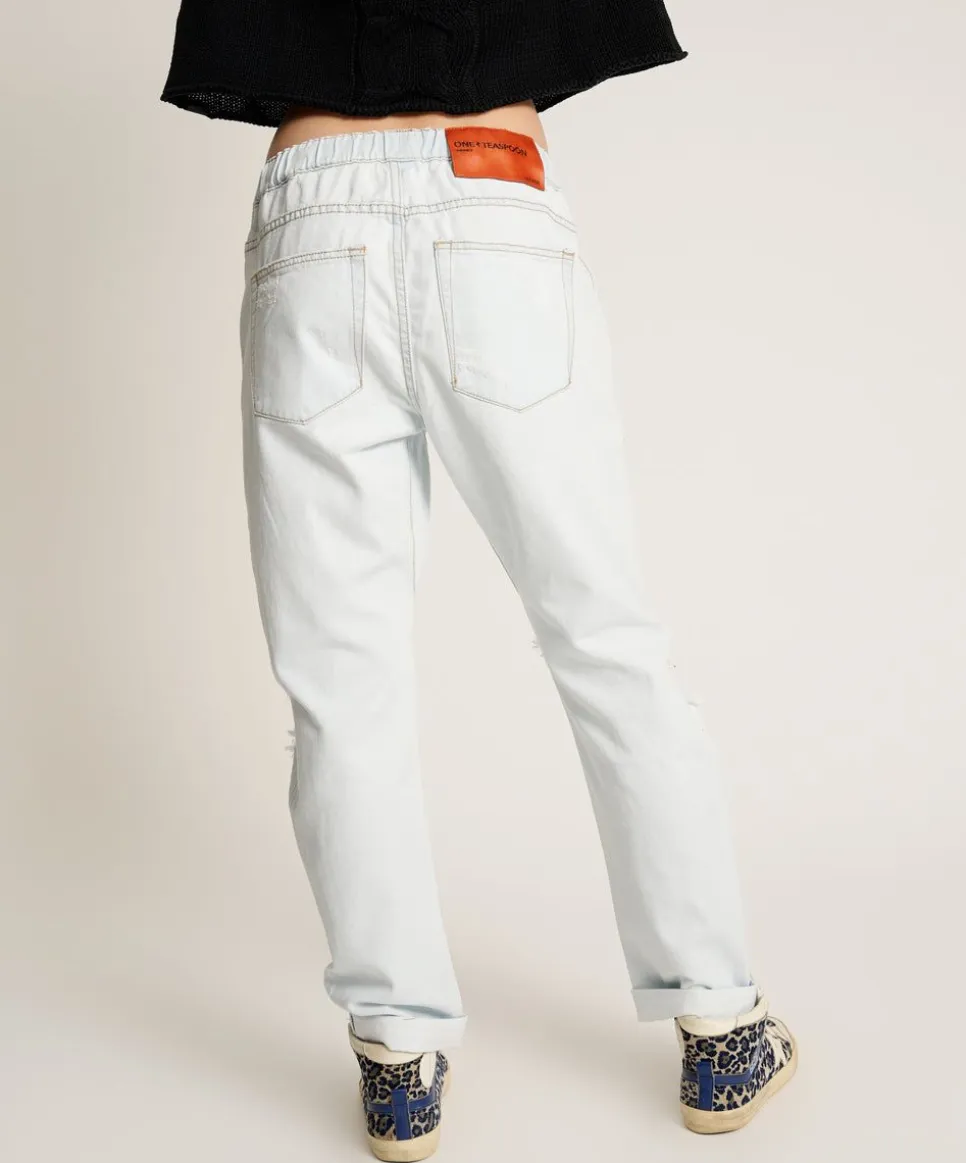 Denim Jeans|ONE TEASPOON Le Surf Shabbies Drawstring Boyfriend Jeans
