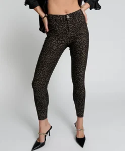 Denim Jeans|ONE TEASPOON Leopard Preachers High Waist Skinny Jeans