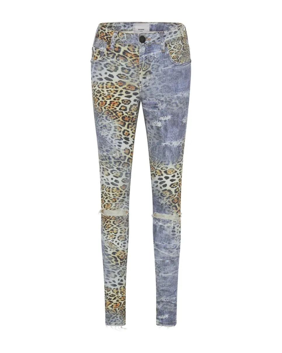 Denim Jeans|ONE TEASPOON Leoparty Freebirds Ii High Waist Skinny Jeans