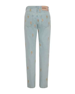 Denim Jeans|ONE TEASPOON Lightning Bolt Awesome Baggies High Waist Straight Jeans