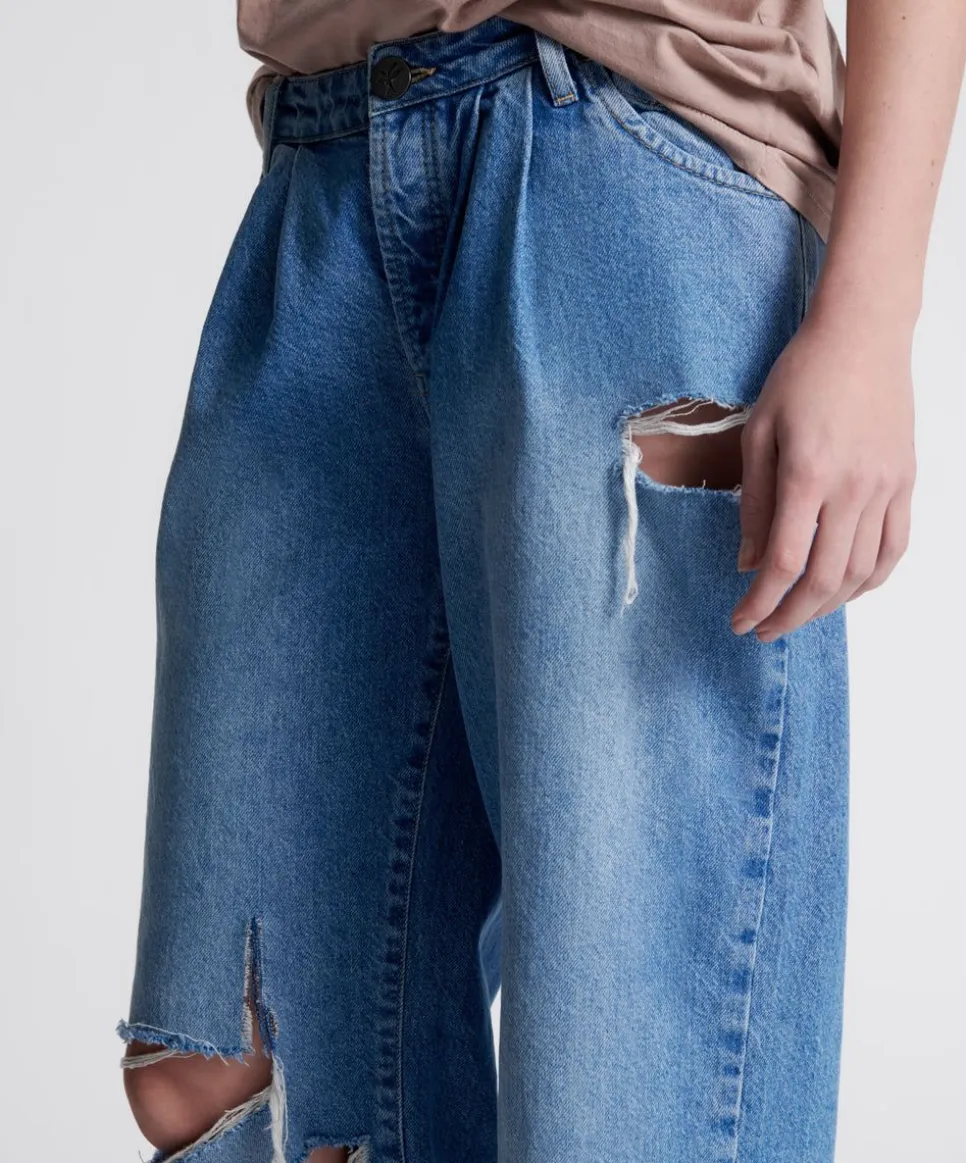 Denim Jeans|ONE TEASPOON Linear Blue Smiths Trouser Jeans