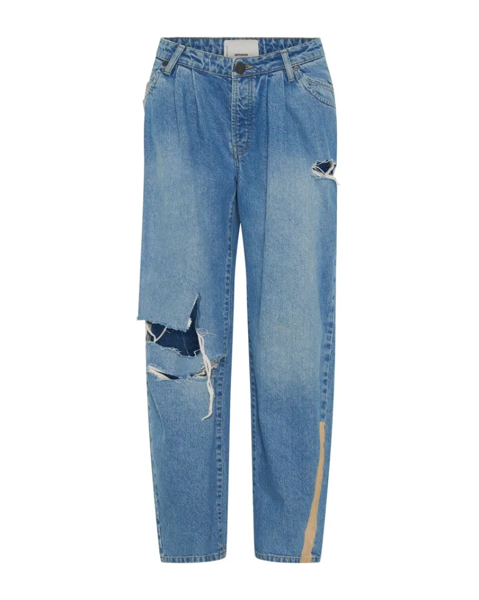 Denim Jeans|ONE TEASPOON Linear Blue Smiths Trouser Jeans