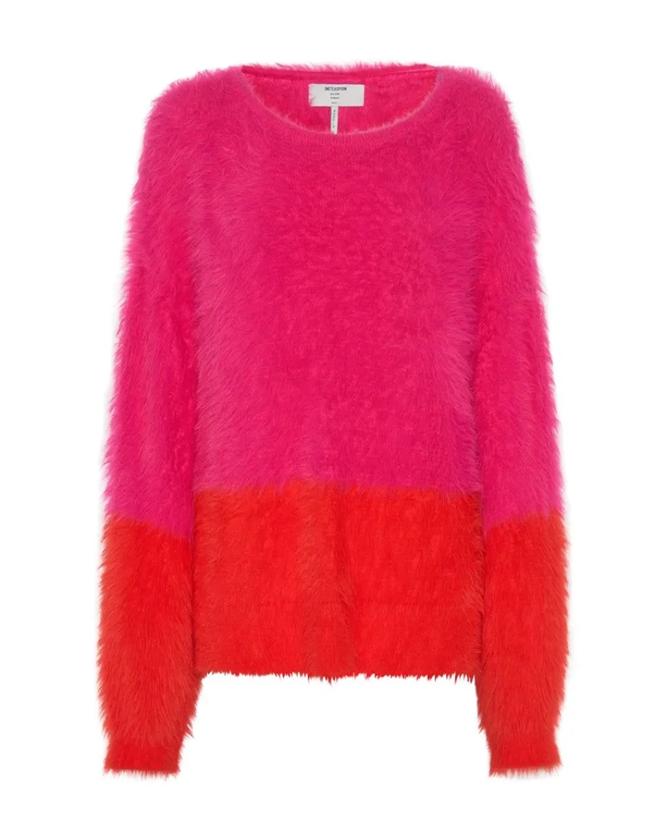 Knitwear|ONE TEASPOON Lost Signal Colour Block Sweater