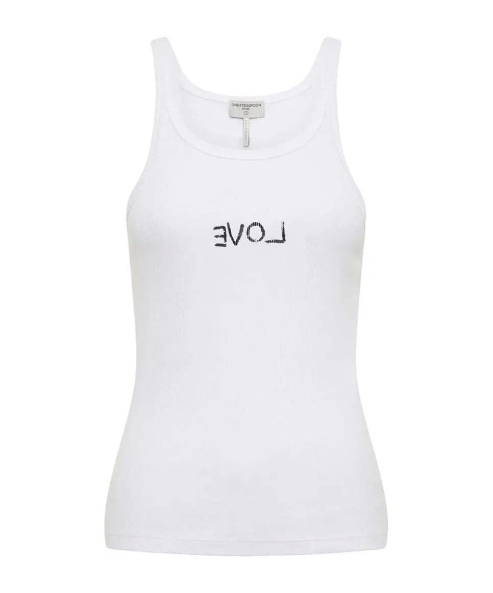 Tees & Tanks|ONE TEASPOON Love Rib Singlet