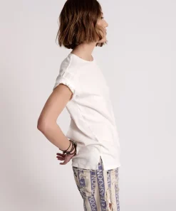 Basic Tees|ONE TEASPOON Lucky 8 Fine Rib Boyfriend Tee