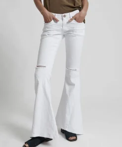 Denim Jeans|ONE TEASPOON Luxe White Marines