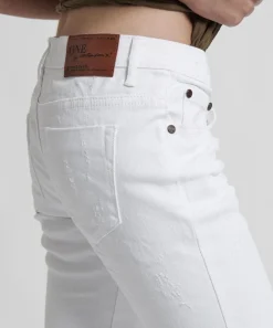 Denim Jeans|ONE TEASPOON Luxe White Marines
