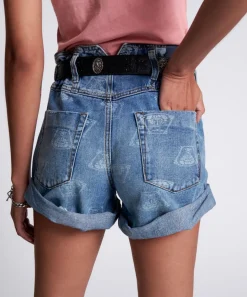 Denim Shorts|ONE TEASPOON Medusa Pioneer High Waist Vintage Fit Shorts
