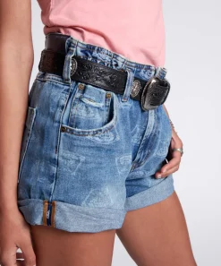 Denim Shorts|ONE TEASPOON Medusa Pioneer High Waist Vintage Fit Shorts
