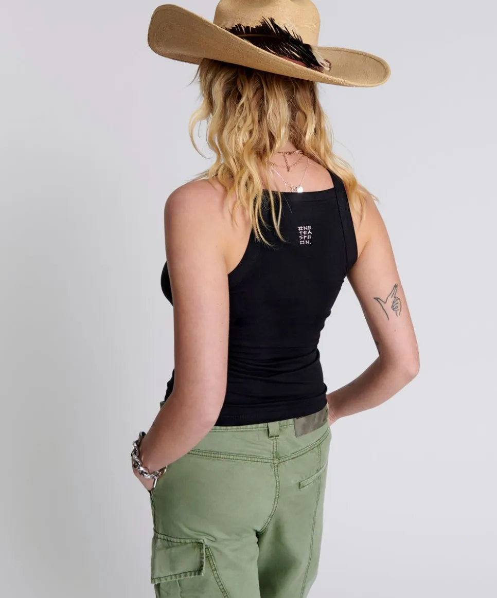 Tees & Tanks|ONE TEASPOON Miami Bamboo Logo Tank