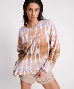 Hoodies And Sweats|ONE TEASPOON Mirage Hand Tie Dyed Fleece Sweater