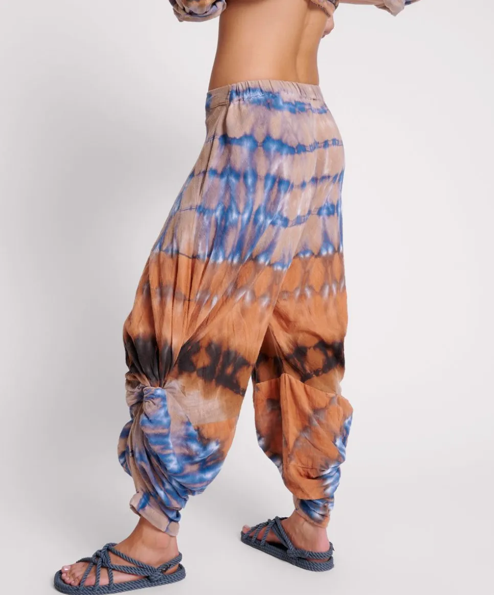 Bottoms|ONE TEASPOON Mirage Hand Tie Dyed Gypsy Harem Pants