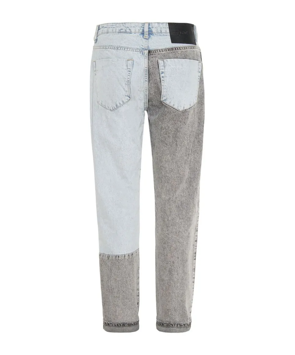 Denim Jeans|ONE TEASPOON Miss Matched Truckers Mid Rise Straight Leg Jeans