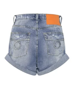 Denim Shorts|ONE TEASPOON Misty Cymatic Bandit High Waist Denim Shorts