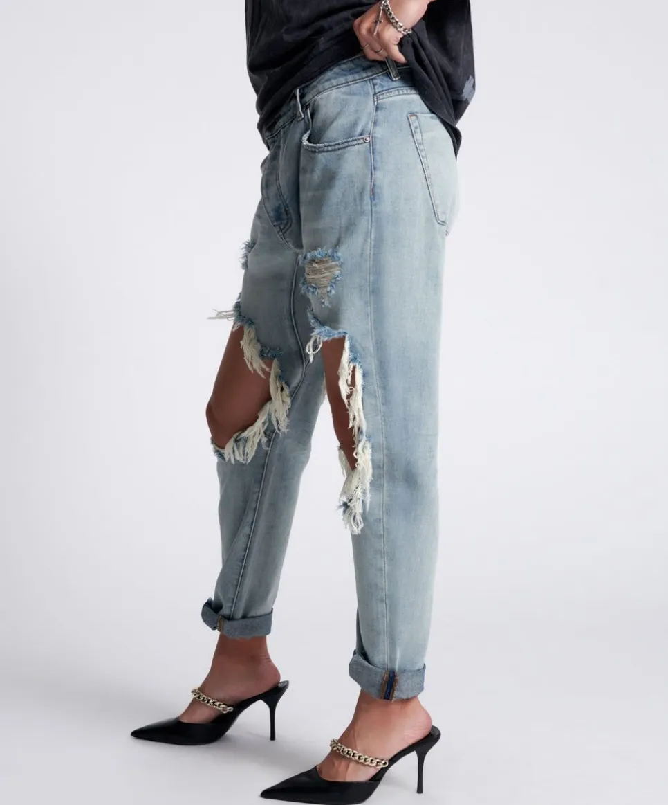 Denim Jeans|ONE TEASPOON Montanna Super Trashed Saints Boyfriend Jeans
