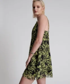 Mini Dresses|ONE TEASPOON Mysterious Snake Eye Slip Dress