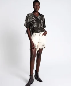 Denim Shorts|ONE TEASPOON Natural Stevies Long Boyfriend Shorts