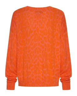 Knitwear|ONE TEASPOON Neon Leopard Knit Sweater